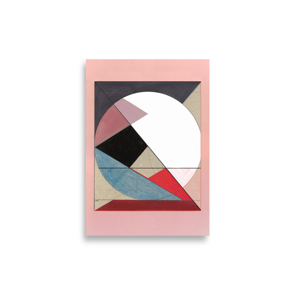 Geometric Artwork Poster – abstract art print by Lisa Ketty
