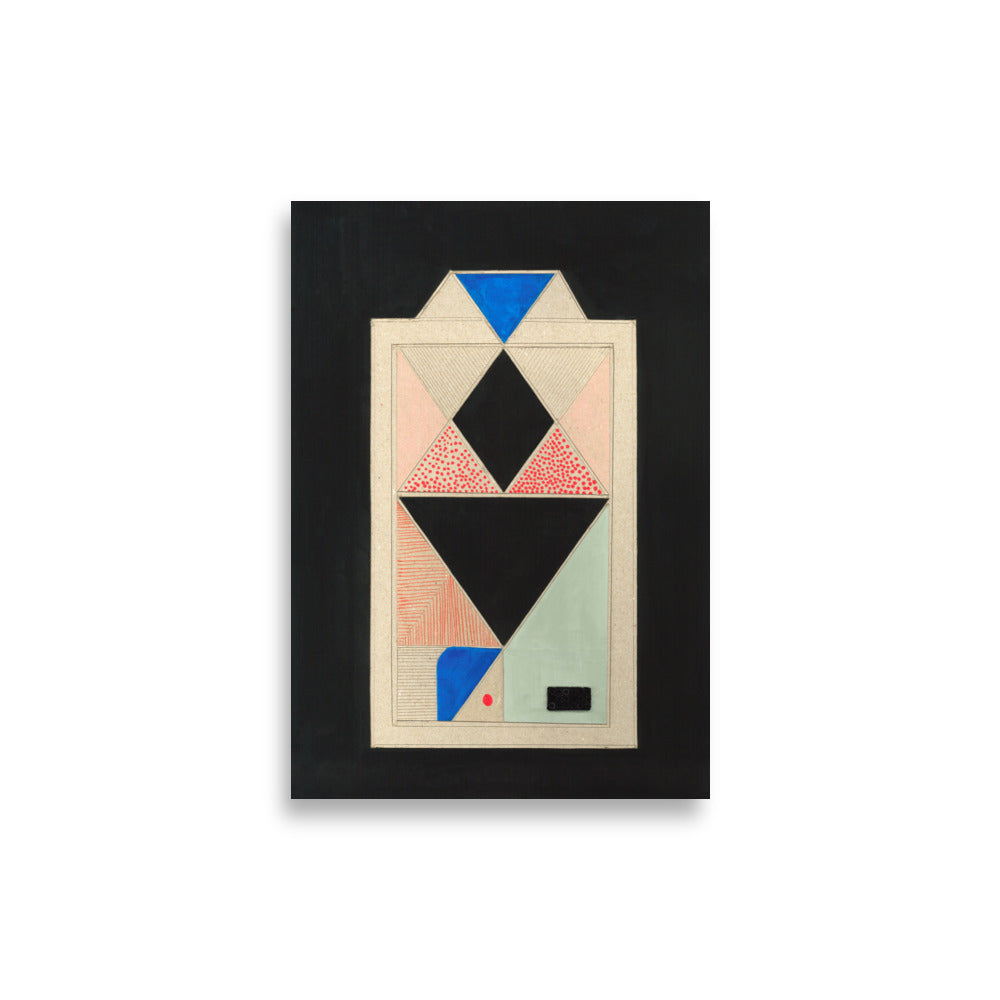 Diamond Poster – geometric art print by Lisa Ketty