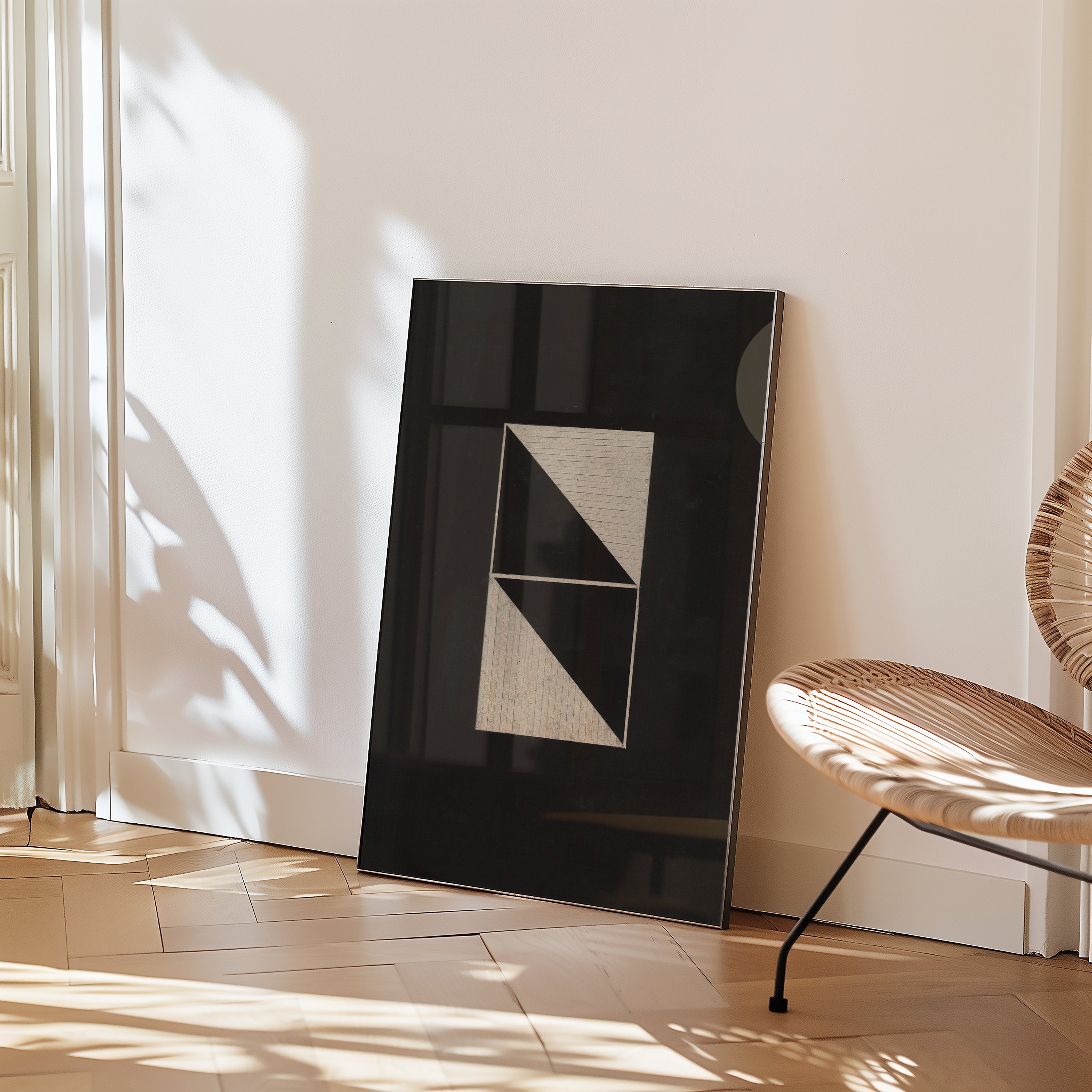 Black Linoleum Poster