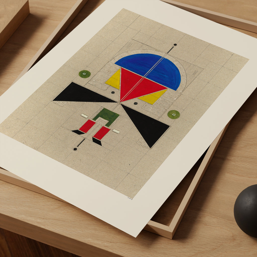 Man With Mustache Poster