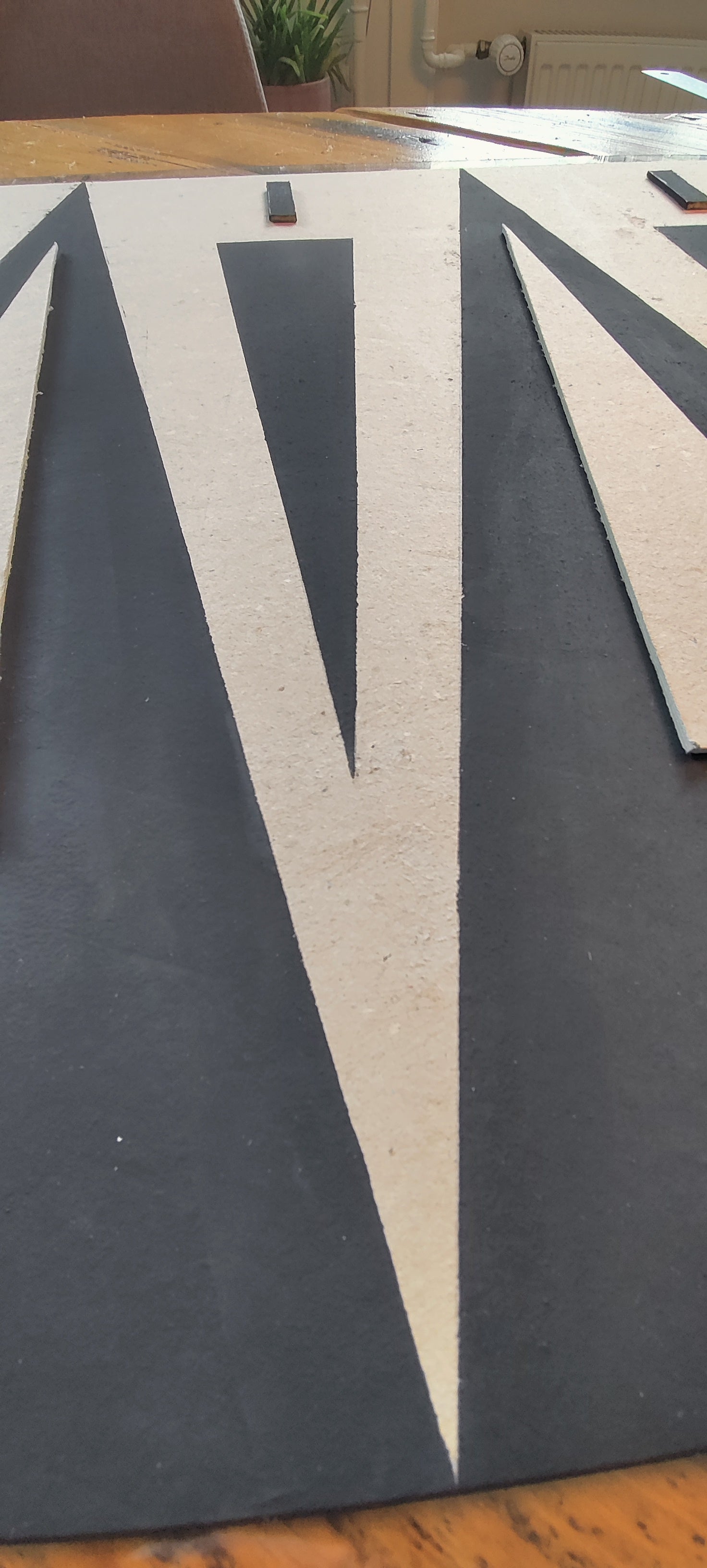 Zig-Zag Cardboard Artwork