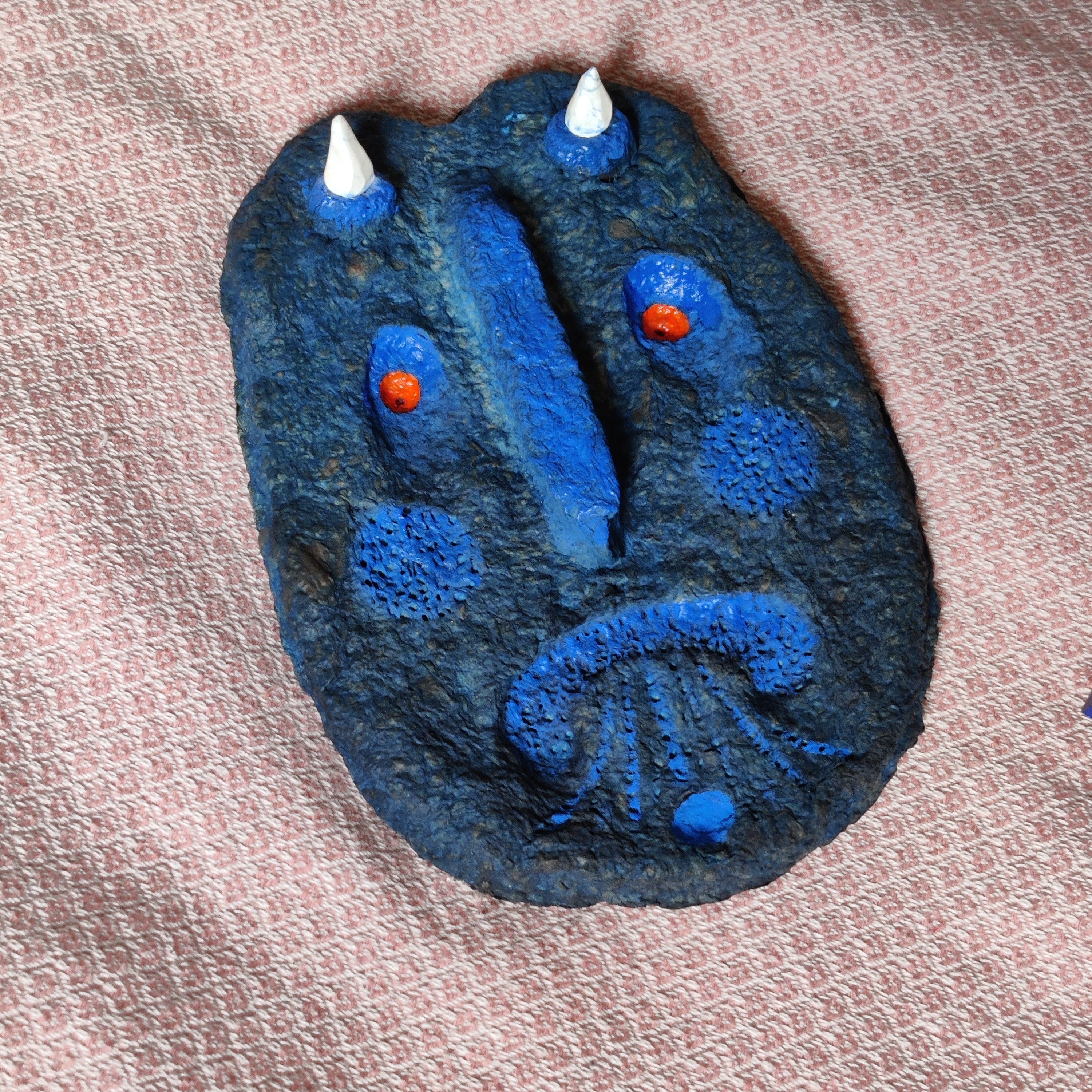 A Blue Devil (made to scare evil away)