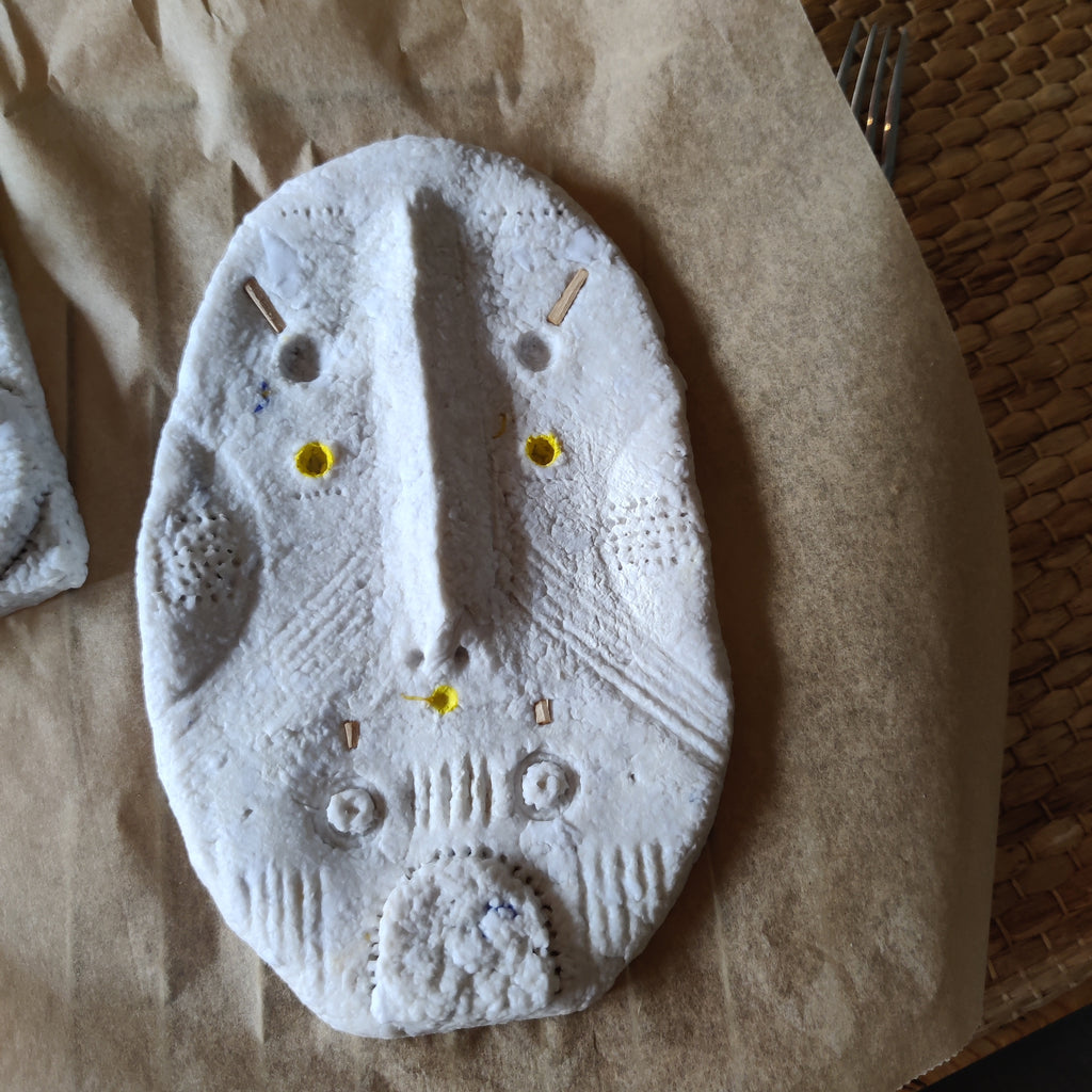 The Pink Lady paper pulp mask