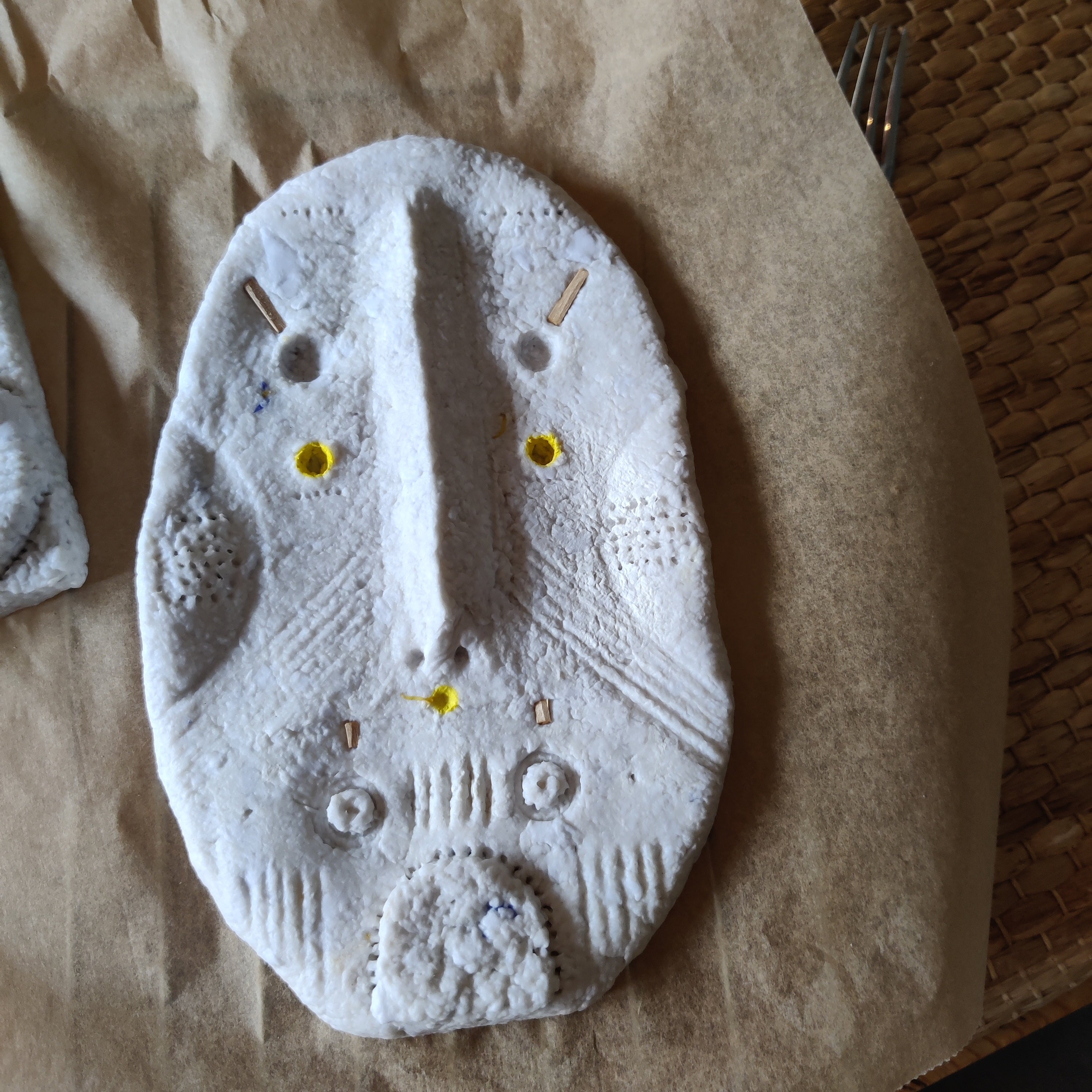 The Pink Lady paper pulp mask