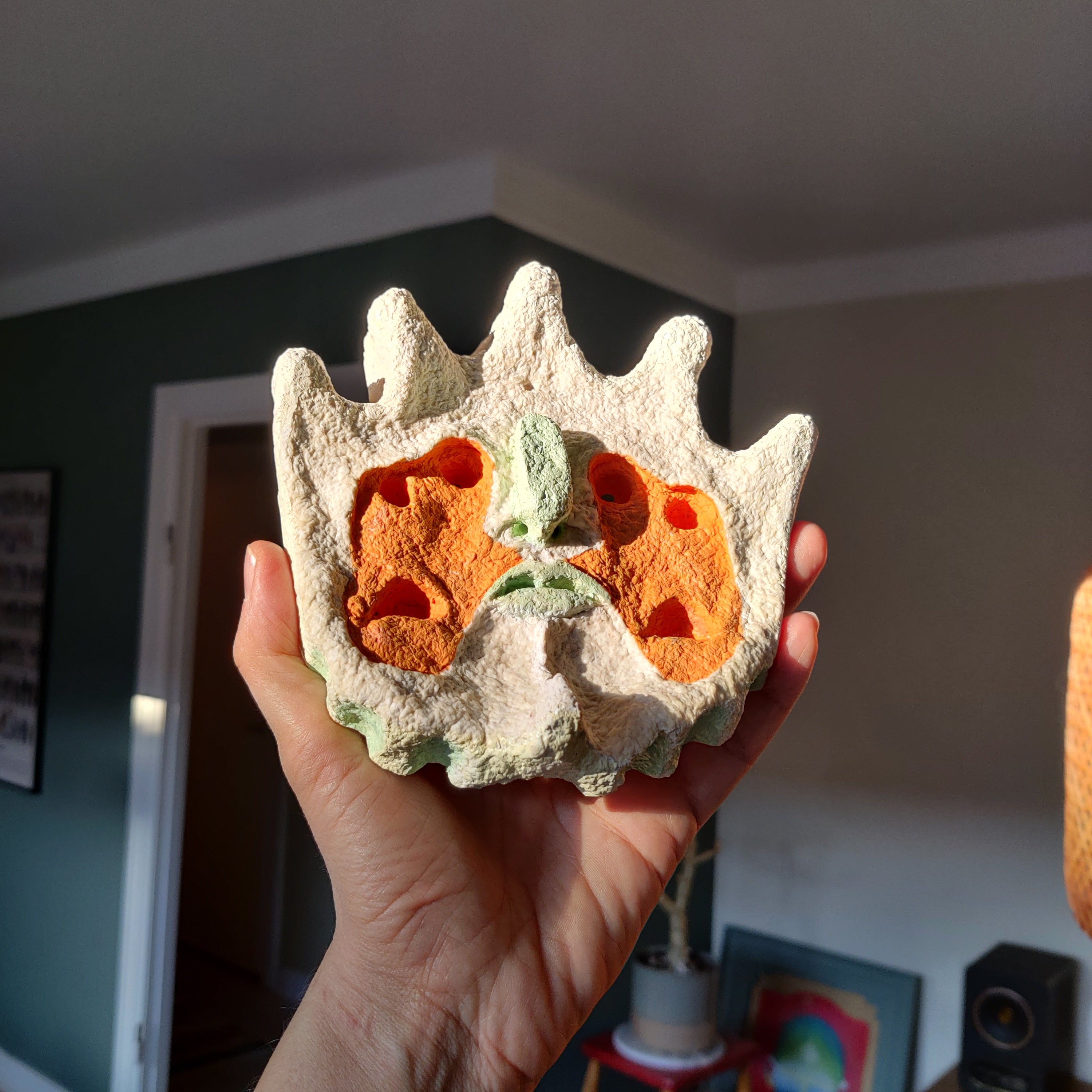 The Sun King Paper pulp wall art