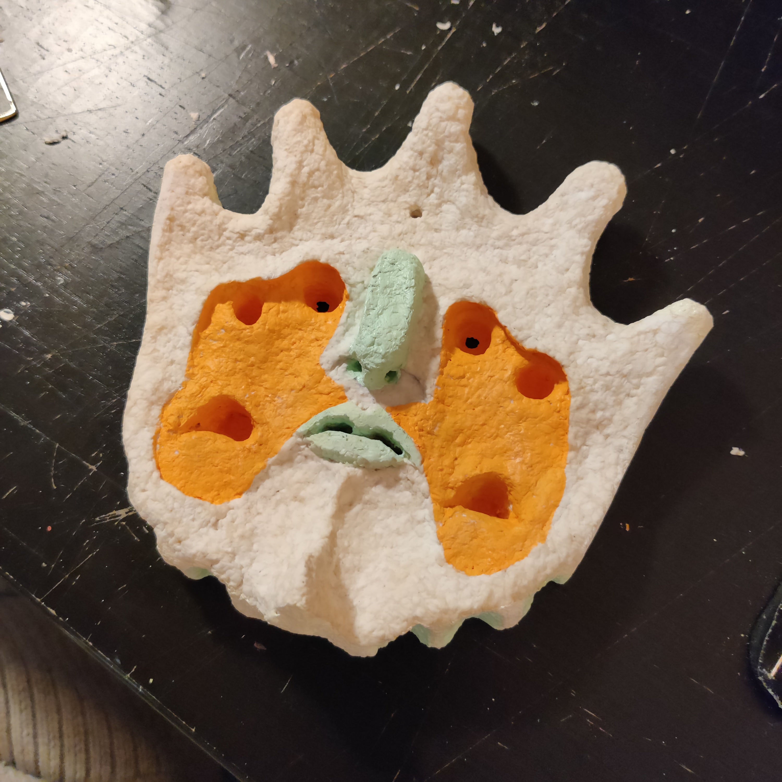 The Sun King paper pulp wall art