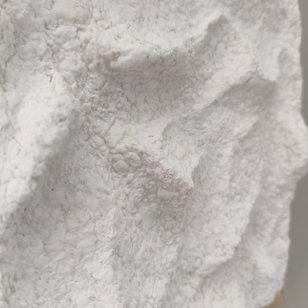 White Relief – Original Paper Pulp Wall Art a close up to see texture