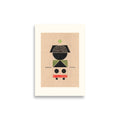 Woman Or Bird Poster – abstract art print by Lisa Ketty