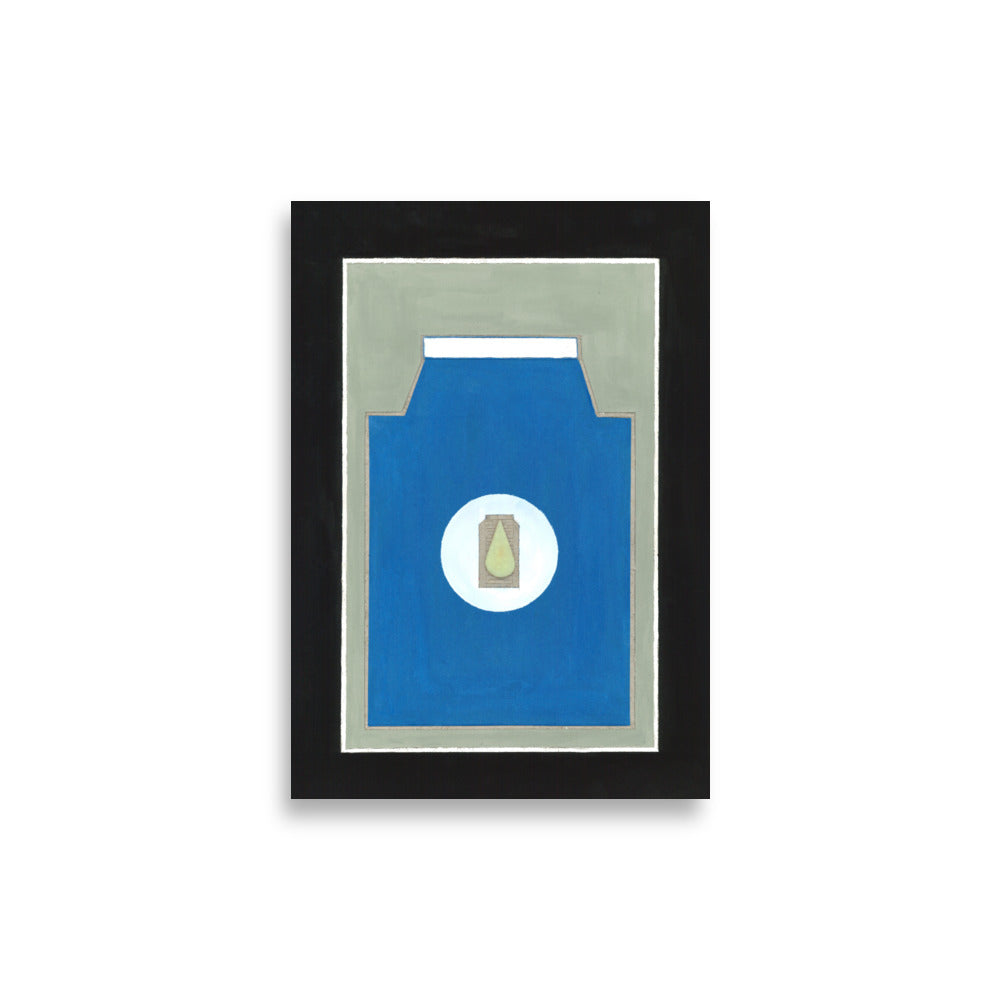 A Drop Of Milk Poster – minimal art print by Lisa Ketty