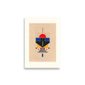 Color Block Totem Poster – art print by Lisa Ketty