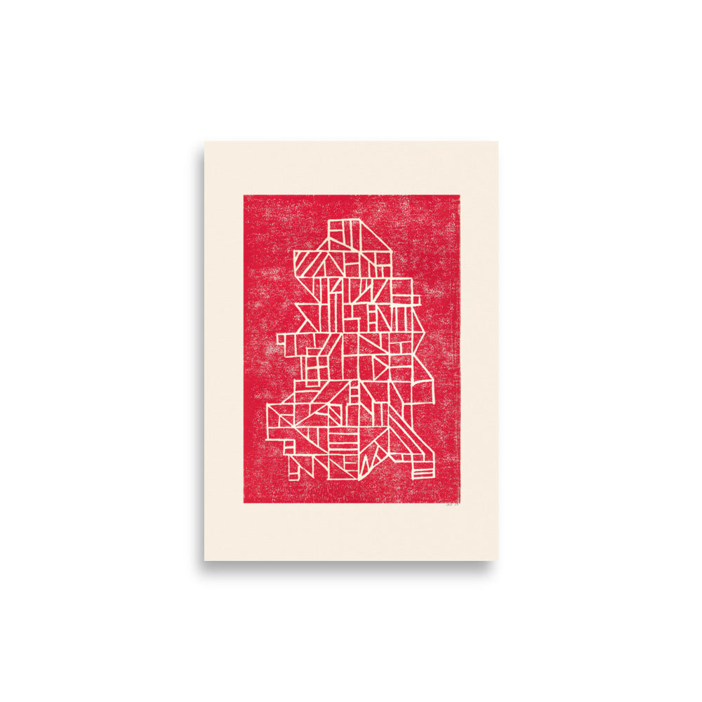Sættekasse Poster by Lisa Ketty, 21 × 30 cm print