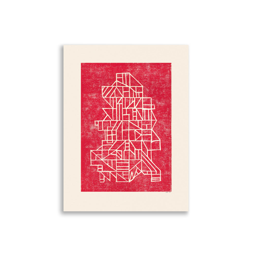 Sættekasse Poster by Lisa Ketty, 30 × 40 cm print