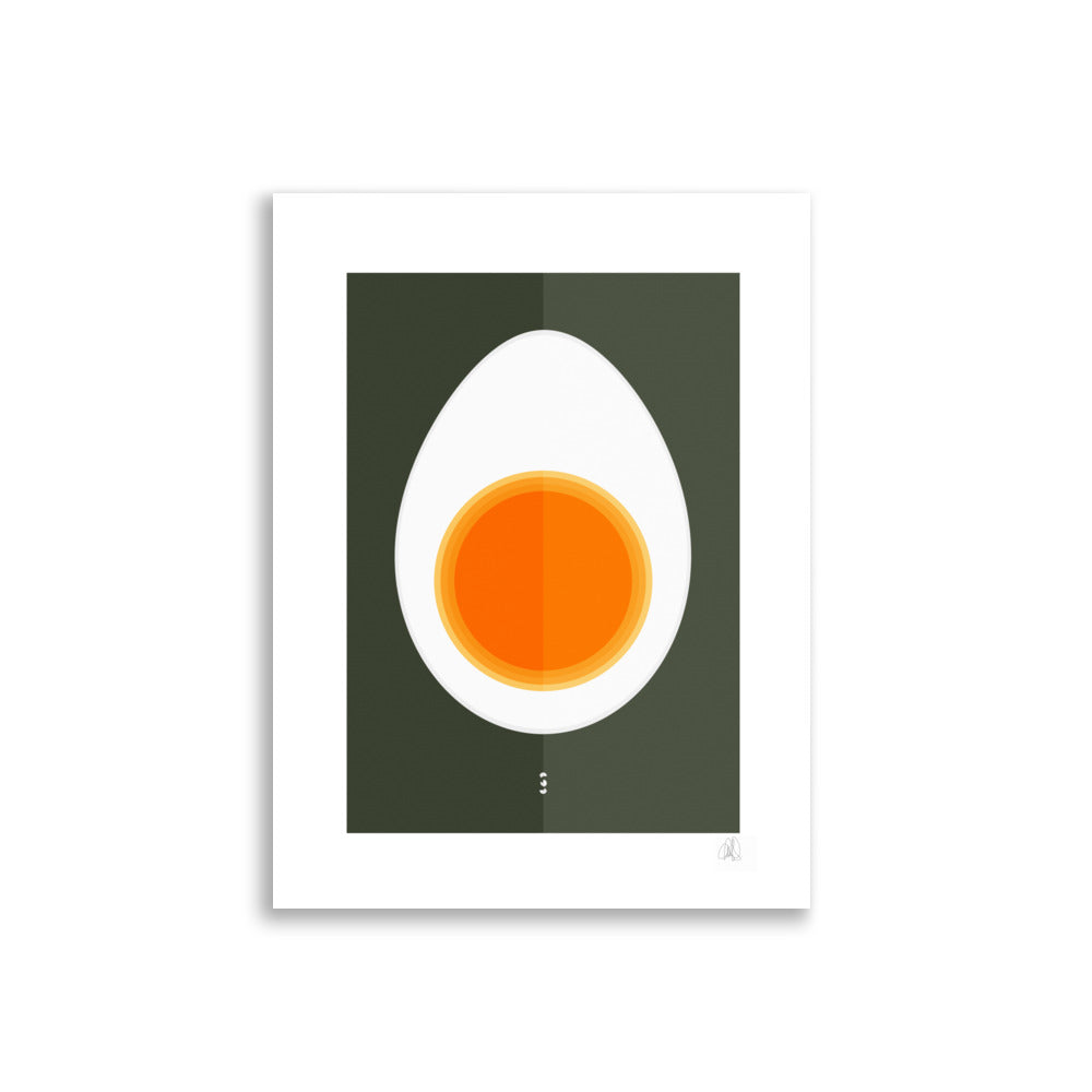 Half Egg Poster by Lisa Ketty, 30 × 40 cm print