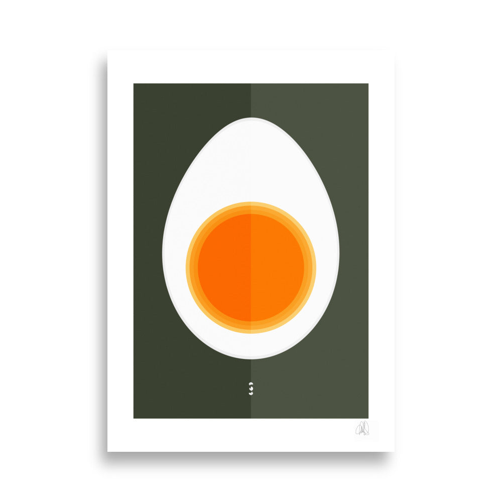 Half Egg Poster by Lisa Ketty, 50 × 70 cm print