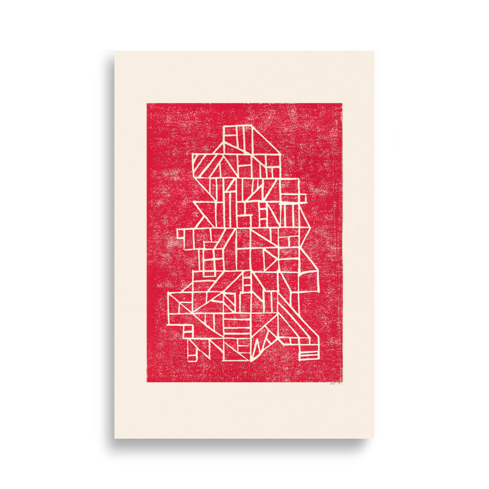Sættekasse Poster by Lisa Ketty, 61 × 91 cm print
