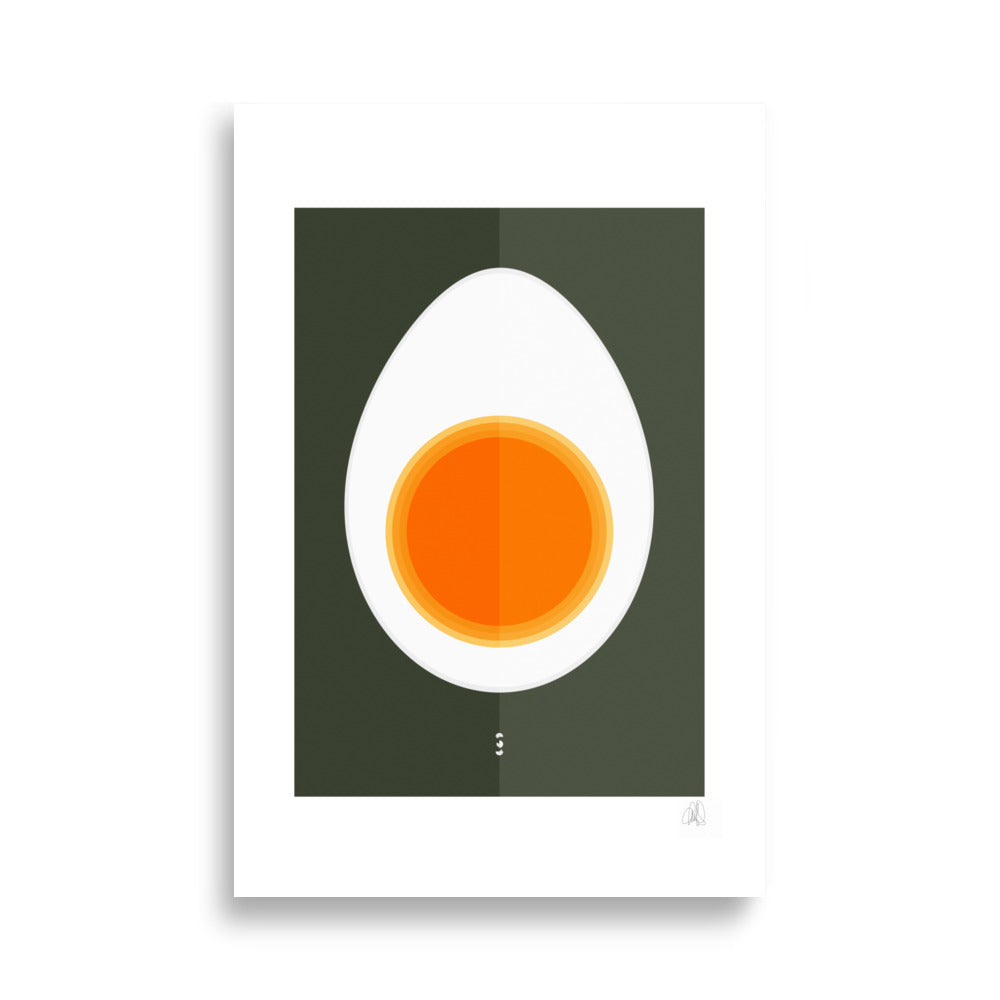 Half Egg Poster by Lisa Ketty, 61 × 91 cm print