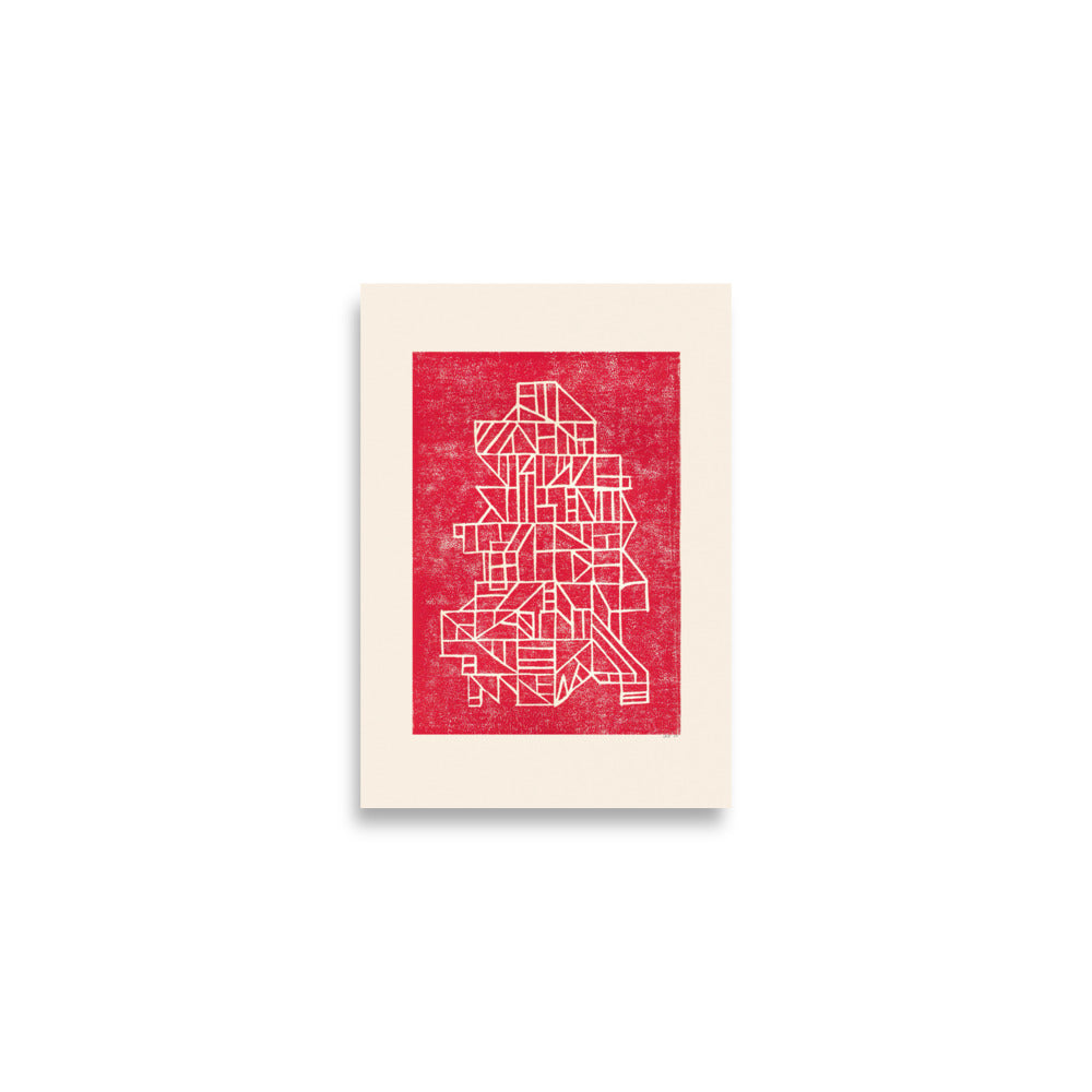 Sættekasse Poster by Lisa Ketty, A2 print (42 × 59.4 cm)