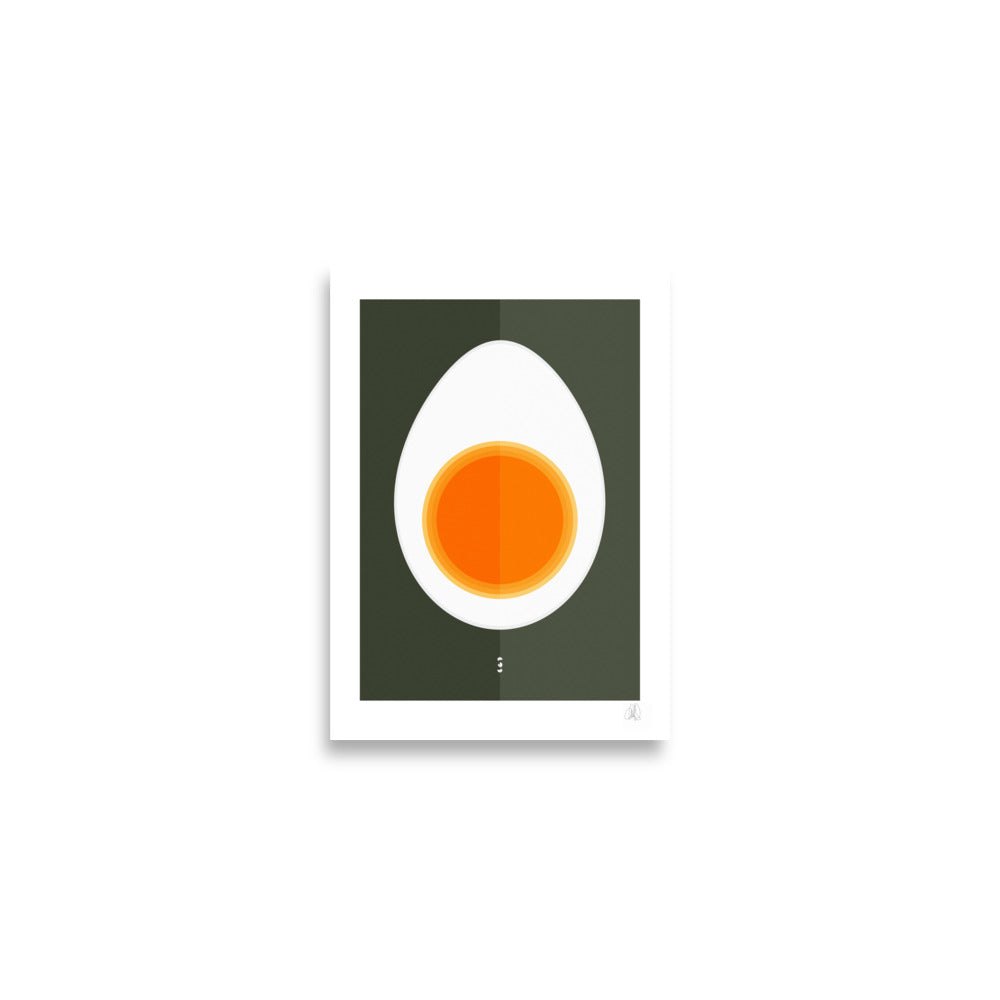 Half Egg Poster by Lisa Ketty, A2 print (42 × 59.4 cm)