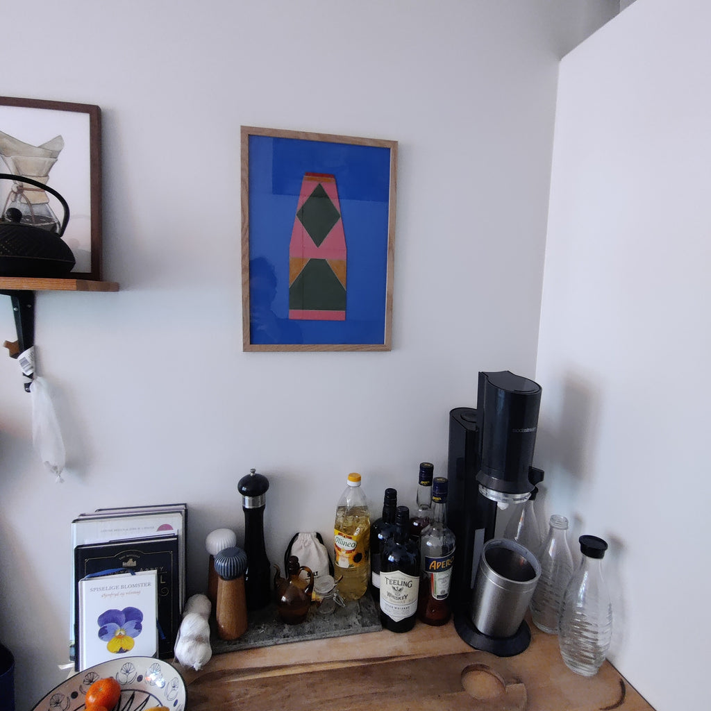 Mystical Cardboard Juice – original cardboard artwork by Lisa Ketty