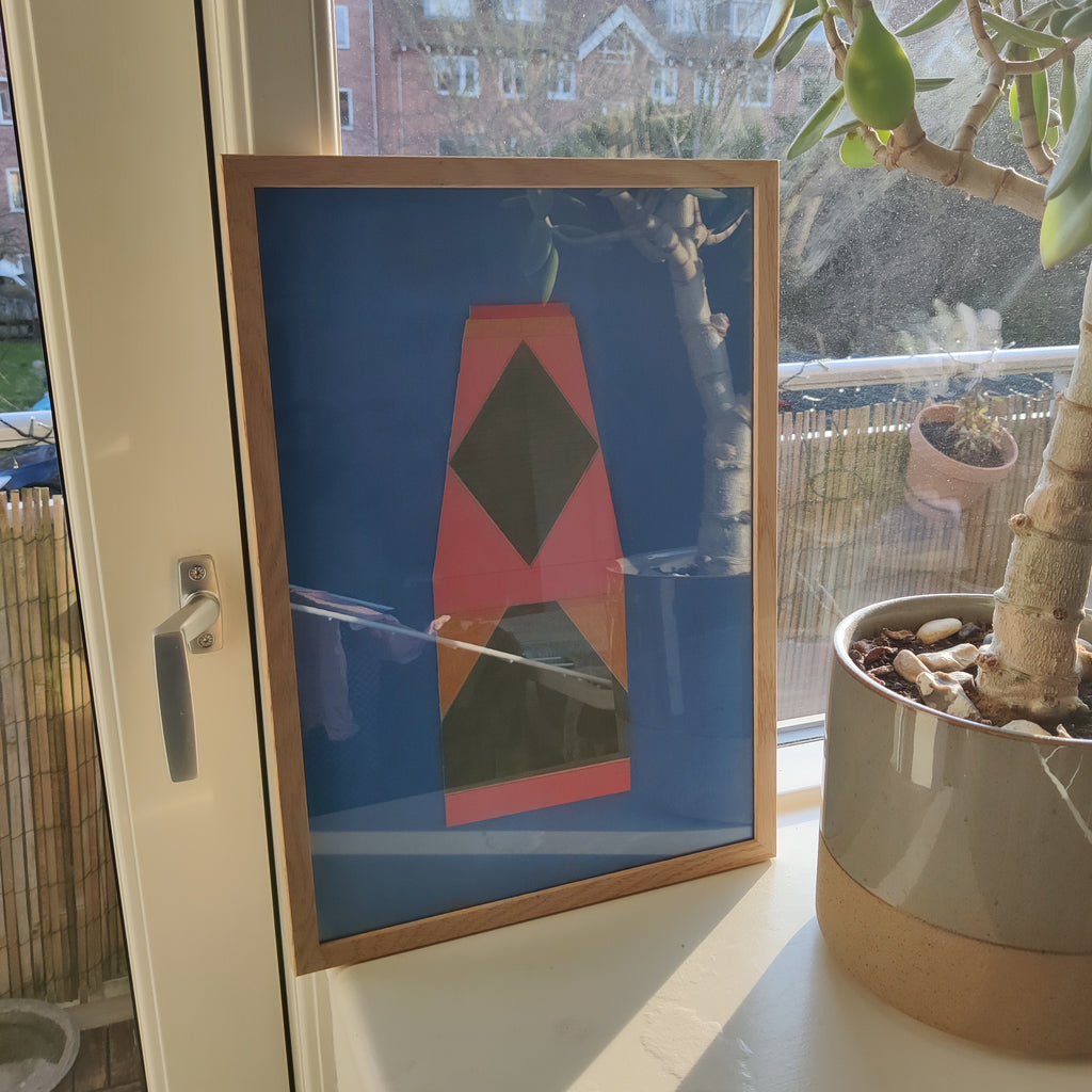Mystical Cardboard Juice – original cardboard artwork by Lisa Ketty