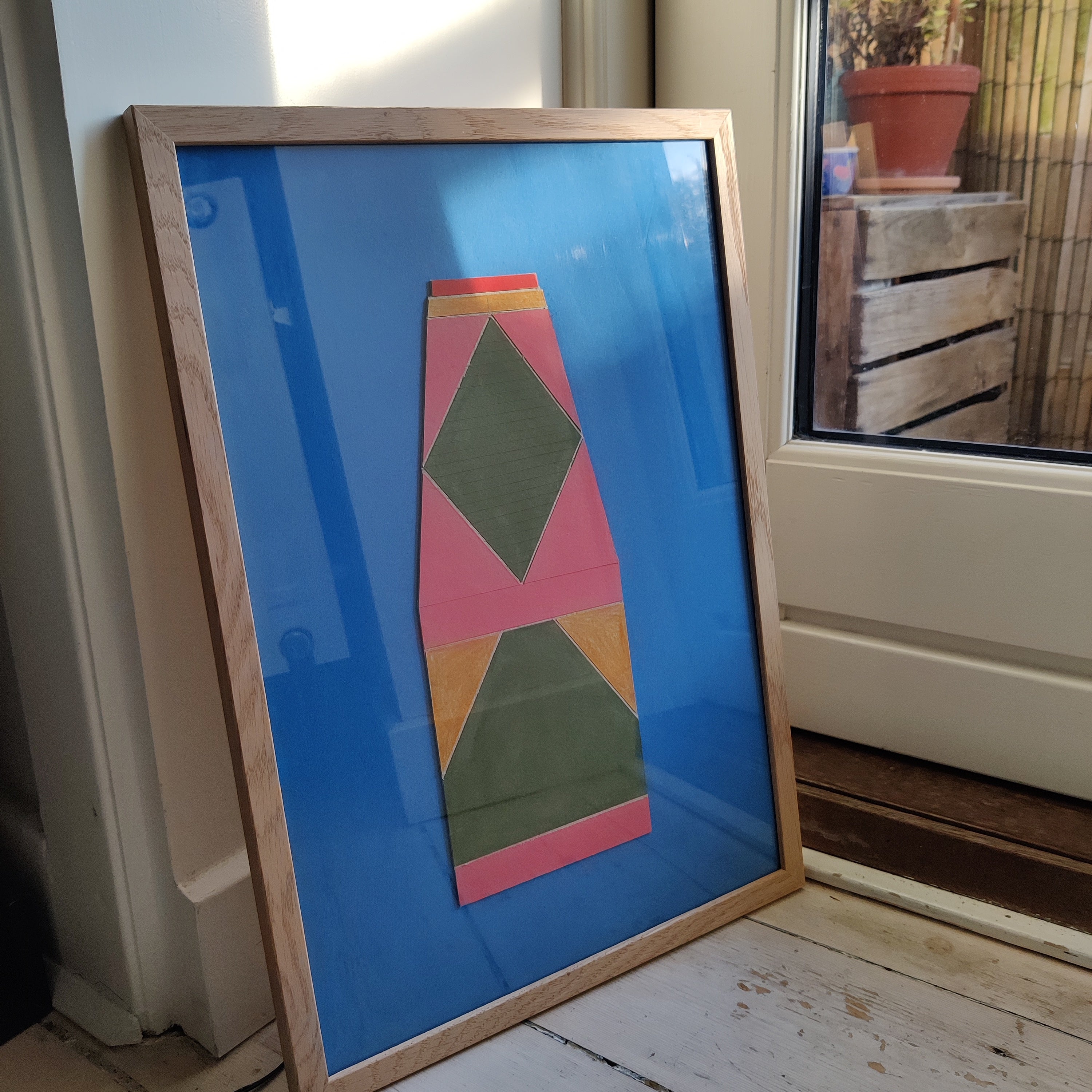 Mystical Cardboard Juice – original cardboard artwork by Lisa Ketty